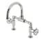 Kingston Brass KS2176RKX Bridge Bathroom Faucet with Push Pop-Up, Polished Nickel KS2176RKX - alternate 1